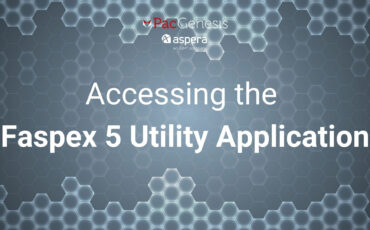 Accessing the Faspex 5 Utility Application
