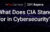 What Does CIA Stand For in Cybersecurity?
